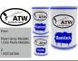Preview: Ford, Pearl Grey Metallic / Gris Perle Metallic, 2 / XSC2439A: 500ml Lackdose + 500ml Klarlack + 250ml Härter - Set, von ATW Autoteile West.